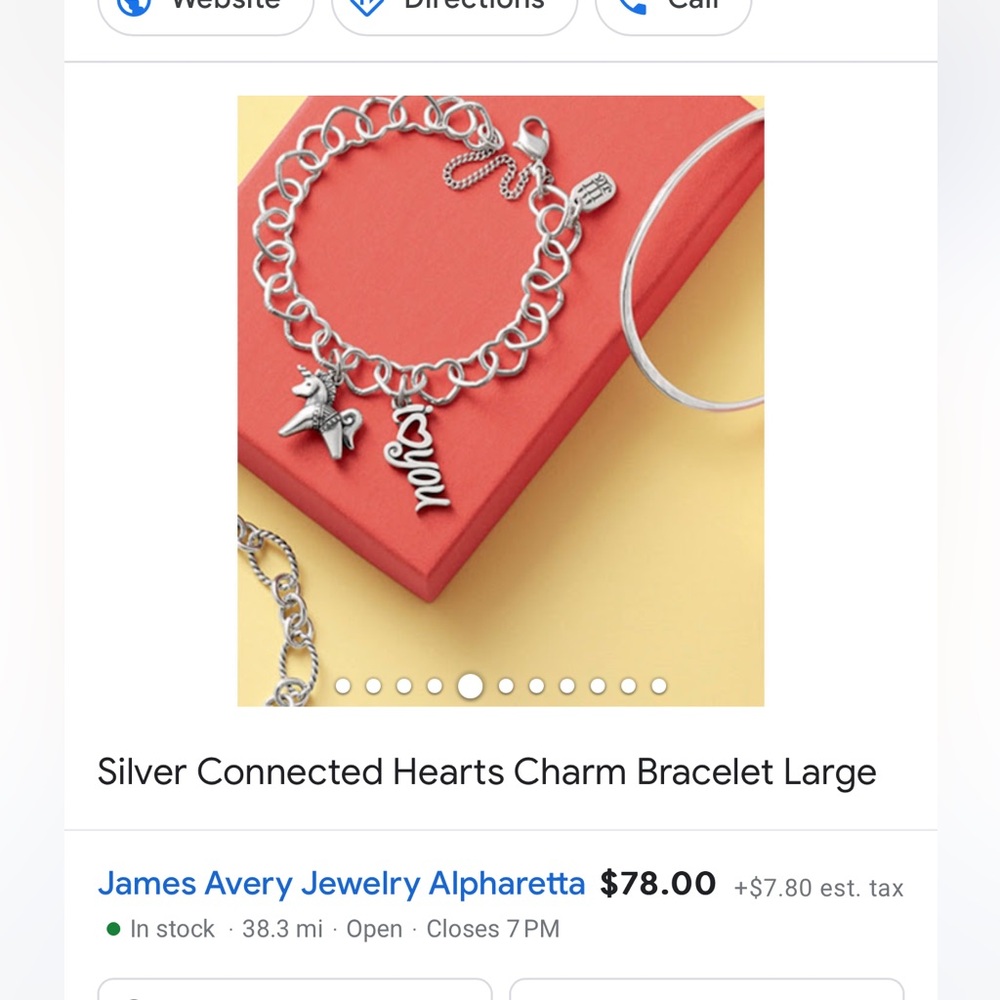 JAMES AVERY connected heart bracelet